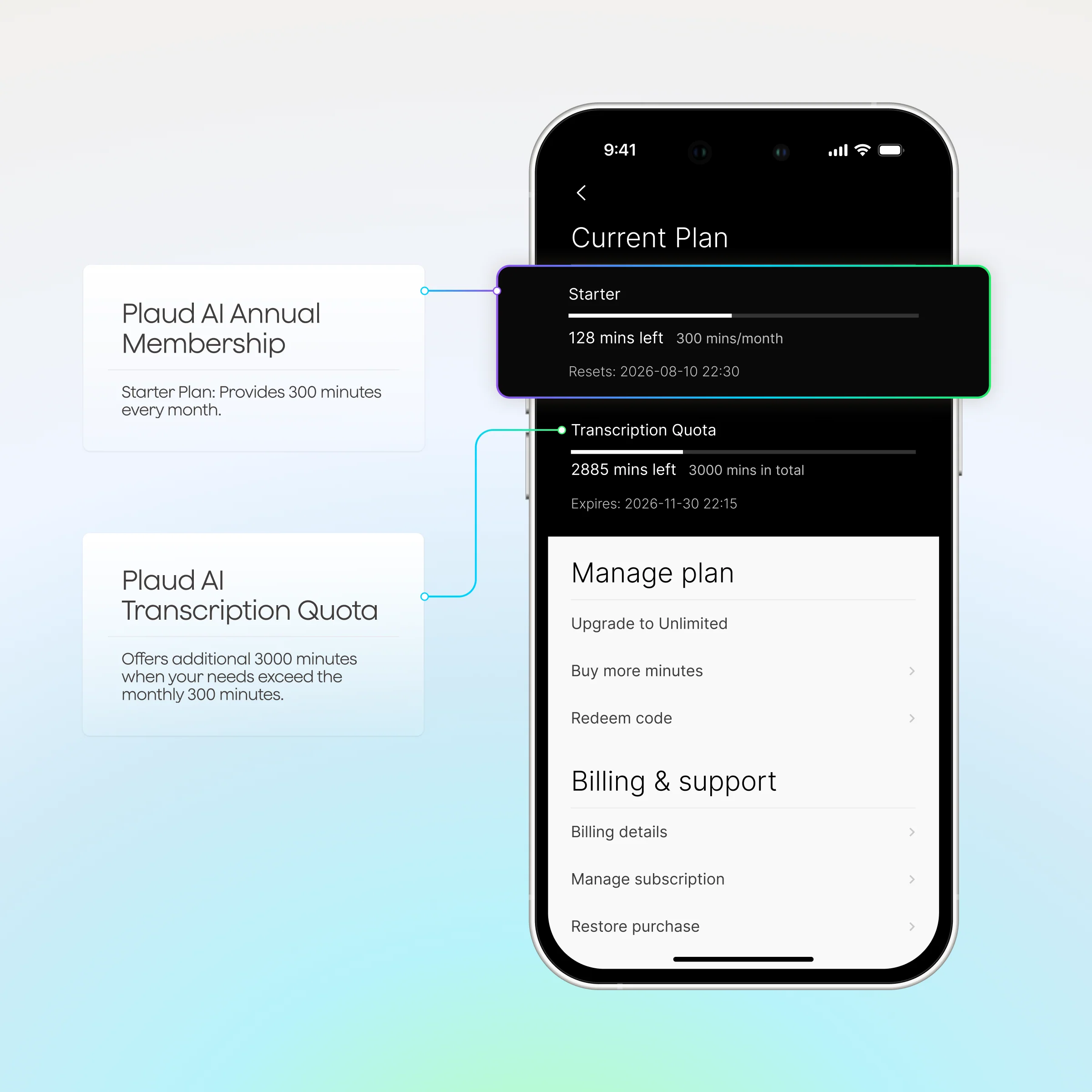 Plaud Intelligence Add-On Extension（6 000 / 3 000 / 600） - Image 4