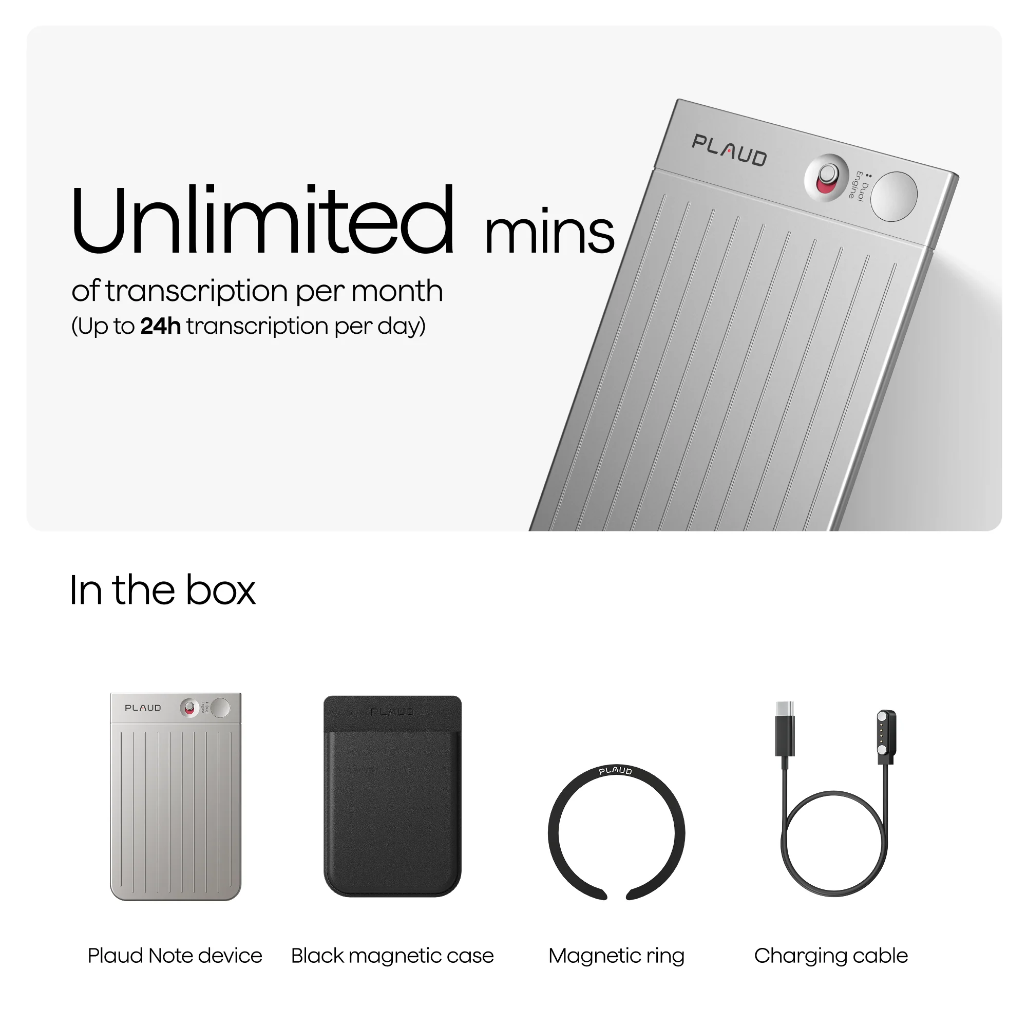 Plaud Note & AI Annual Unlimited Plan - Image 8