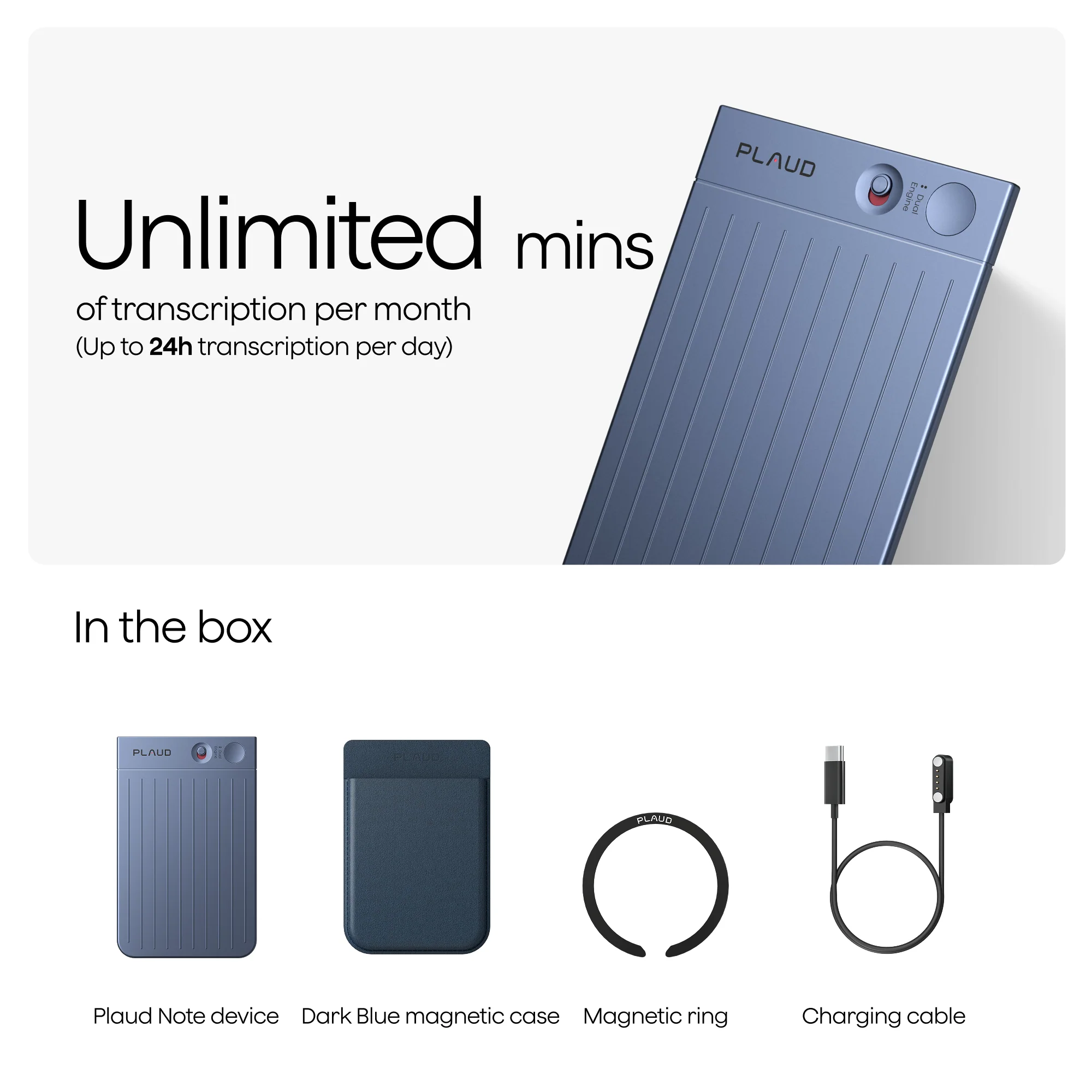 Plaud Note & AI Annual Unlimited Plan - Image 6